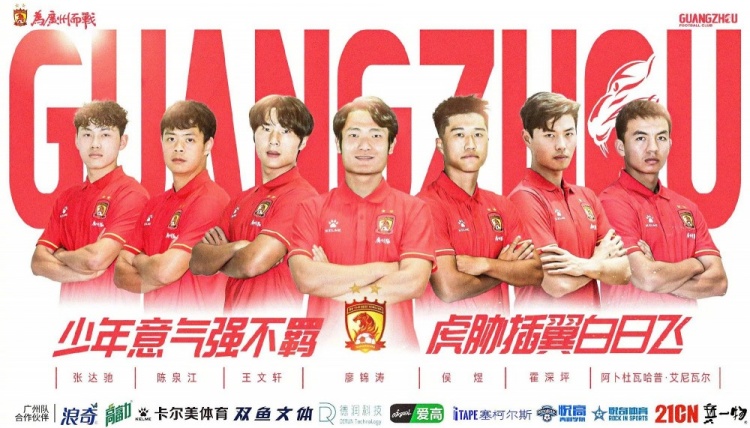  廣州隊(duì)球員王文軒轉(zhuǎn)會重慶銅梁龍，今年25歲，司職中衛(wèi) ???
