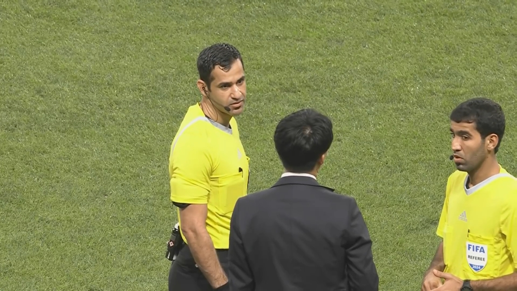  賈西姆執(zhí)法亞冠海港客戰(zhàn)神戶勝利船，此前主哨國足0-7日本