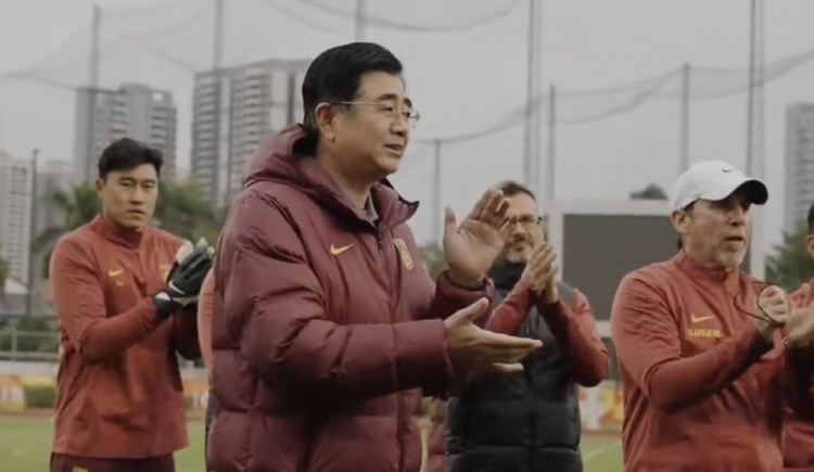  U20亞洲杯開賽在即，足協(xié)主席宋凱探班U20國(guó)青隊(duì)
