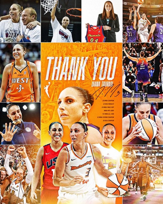  傳奇落幕！WNBA巨星陶樂西宣布退役 結(jié)束20年職業(yè)生涯