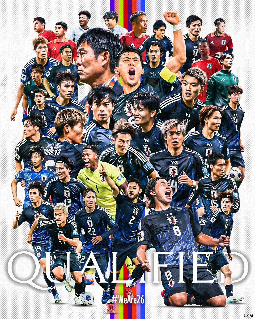  斷層領(lǐng)先！日本7輪6勝1平提前晉級世界杯，全球除東道主外首隊！