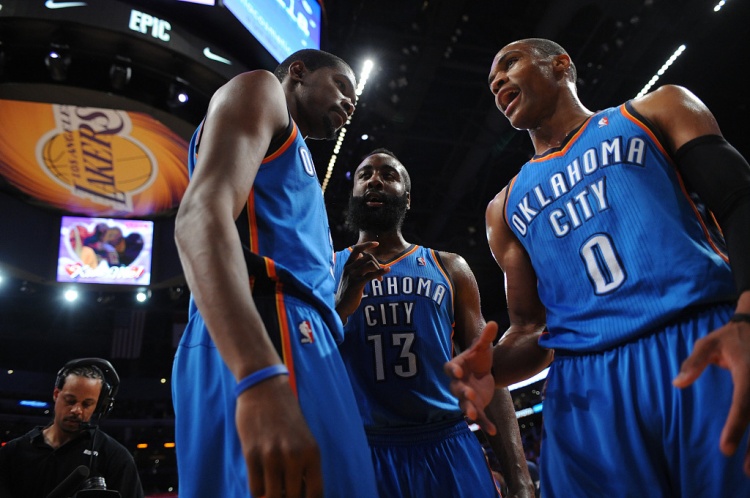  雷霆三少得分全部進(jìn)入歷史前20！他們是NBA歷史最大的如果嗎？