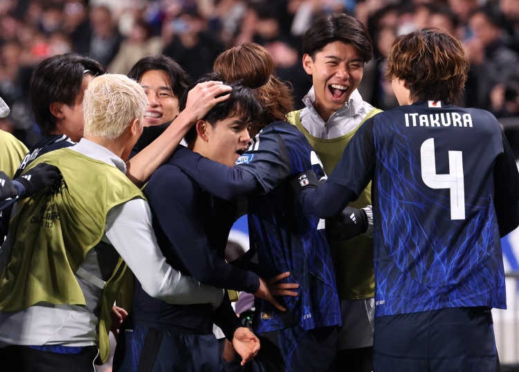  日本隊(duì)22名旅歐球員中15人來自五大聯(lián)賽，是22年3月出線時的兩倍