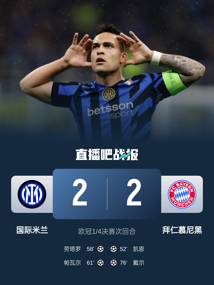  黑色3分鐘！拜仁3分鐘丟2球遭國(guó)米淘汰 去年3分鐘丟2球遭皇馬絕殺